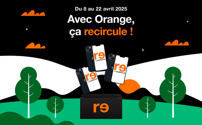 Visuel Reconditionnement - Orange et moi